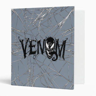 Spider-Man   Venom Name Logo 3 Ring Binder