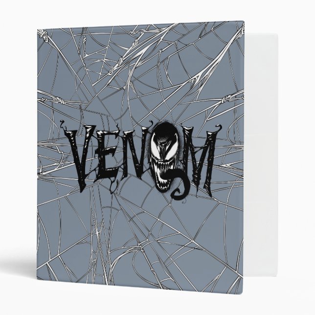 Spider-Man | Venom Name Logo 3 Ring Binder (Front/Inside)