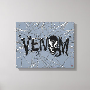 Spider-Man   Venom Name Logo Canvas Print