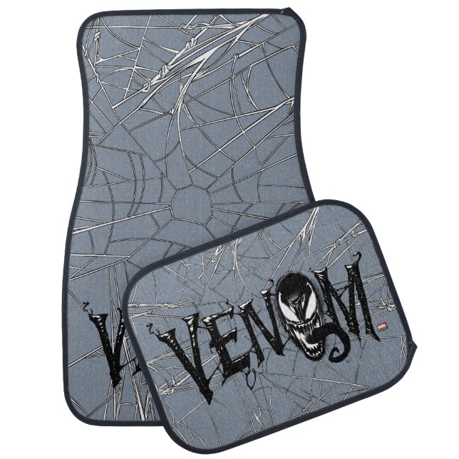 Spider-Man | Venom Name Logo Car Floor Mat (Set)