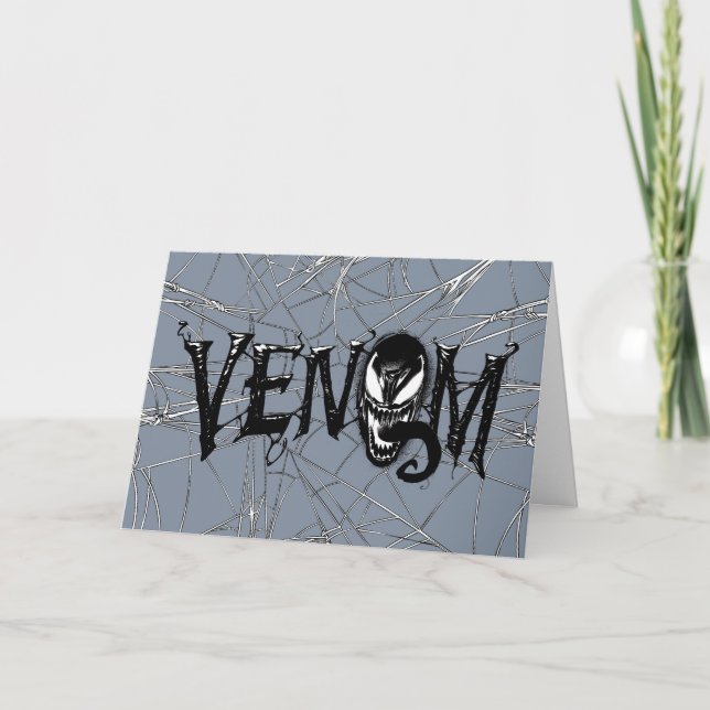 Spider-Man | Venom Name Logo Card (Front)