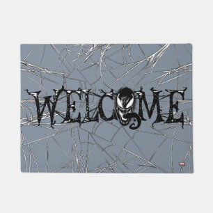Spider-Man   Venom Name Logo Doormat