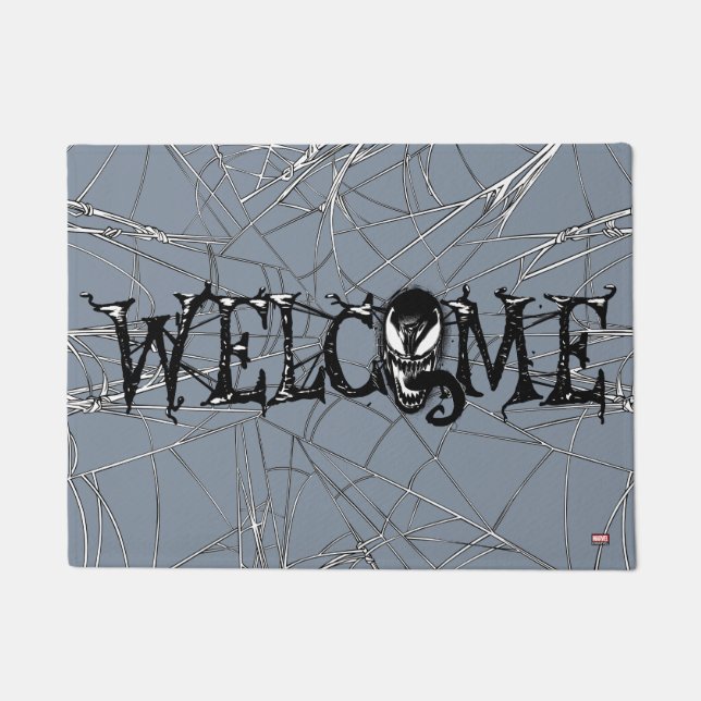 Spider-Man | Venom Name Logo Doormat (Front)