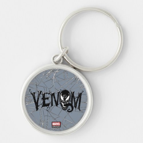Spider_Man  Venom Name Logo Keychain