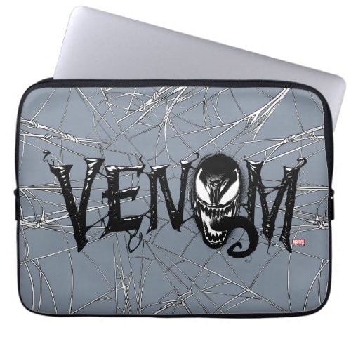 Spider_Man  Venom Name Logo Laptop Sleeve