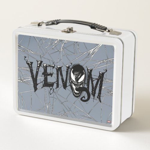 Spider_Man  Venom Name Logo Metal Lunch Box