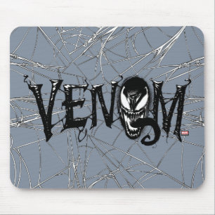 Spider-Man Venom Name Logo Mouse Pad