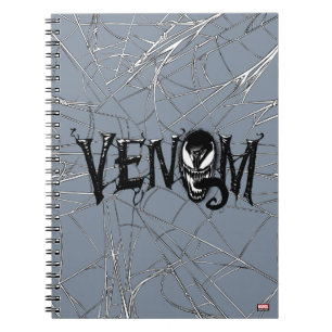 Spider-Man   Venom Name Logo Notebook