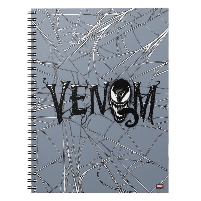 Spider-Man | Venom Name Logo Notebook (Front)