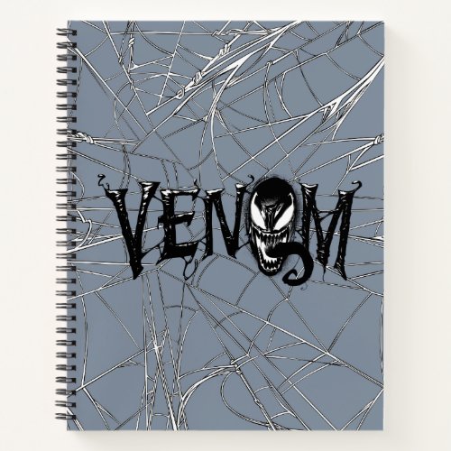 Spider_Man  Venom Name Logo Notebook