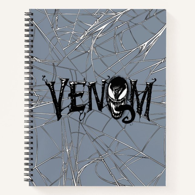 Spider-Man | Venom Name Logo Notebook (Front)