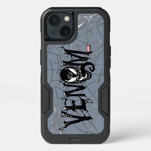 Spider_Man  Venom Name Logo iPhone 13 Case