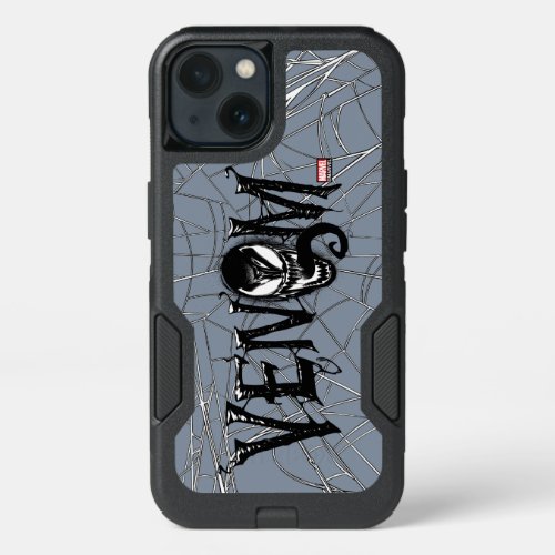 Spider_Man  Venom Name Logo iPhone 13 Case