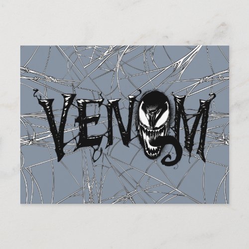 Spider_Man  Venom Name Logo Postcard