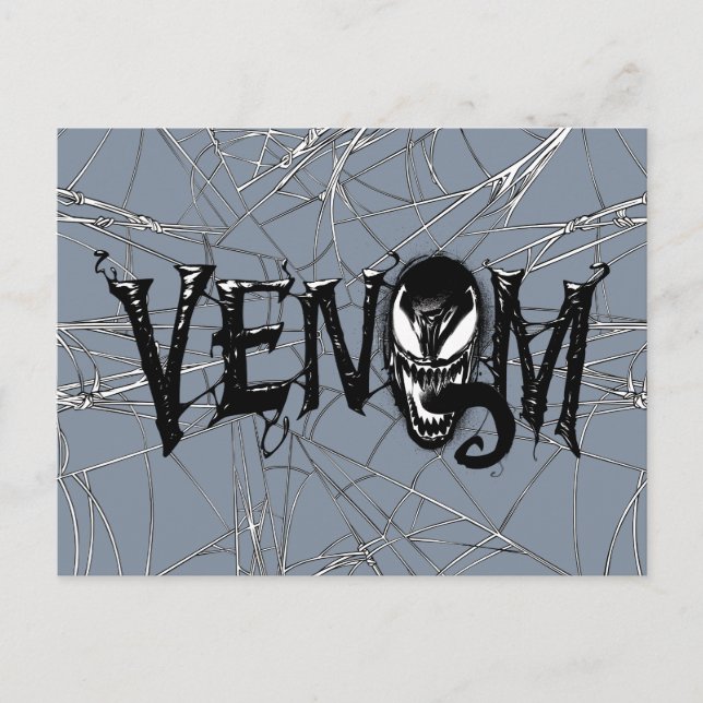 Spider-Man | Venom Name Logo Postcard (Front)