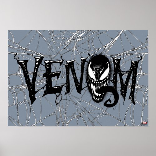 Spider_Man  Venom Name Logo Poster