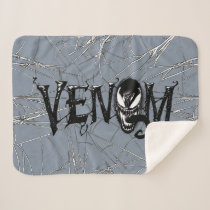 Spider-Man | Venom Name Logo Sherpa Blanket