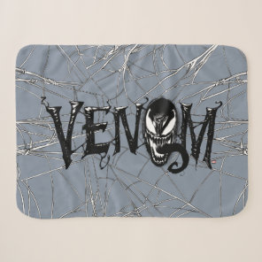 Spider-Man | Venom Name Logo Sherpa Blanket