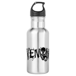 Spider-Man Swinging Black Stainless Steel Water Bottle