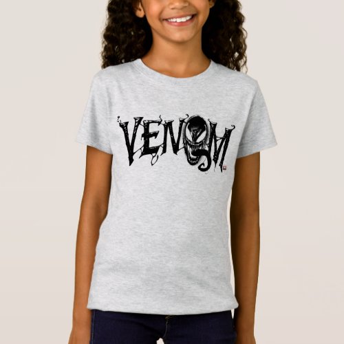 Spider_Man  Venom Name Logo T_Shirt