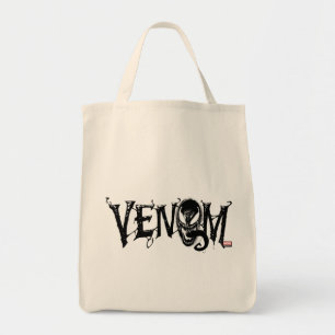 Spider-Man Venom Name Logo Tote Bag