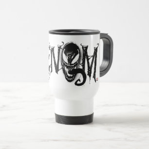 Spider-Man   Venom Name Logo Travel Mug