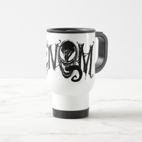 Spider_Man  Venom Name Logo Travel Mug