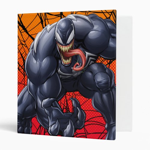 Spider_Man  Venom Reaching Forward 3 Ring Binder