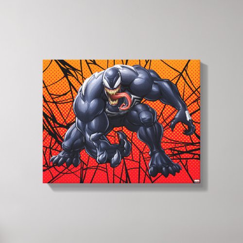 Spider_Man  Venom Reaching Forward Canvas Print