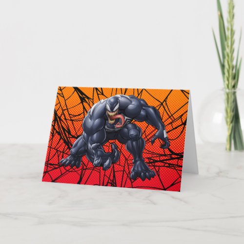 Spider_Man  Venom Reaching Forward Card