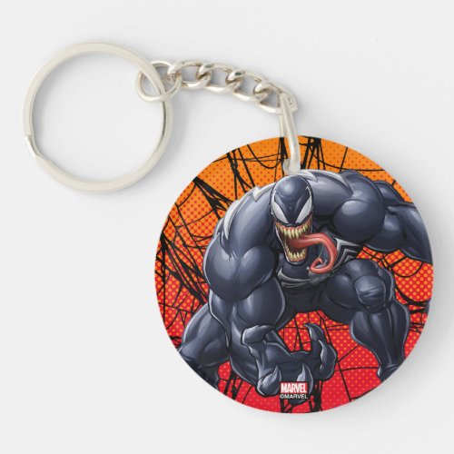 Spider_Man  Venom Reaching Forward Keychain