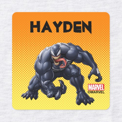 Spider_Man  Venom Reaching Forward Kids Labels
