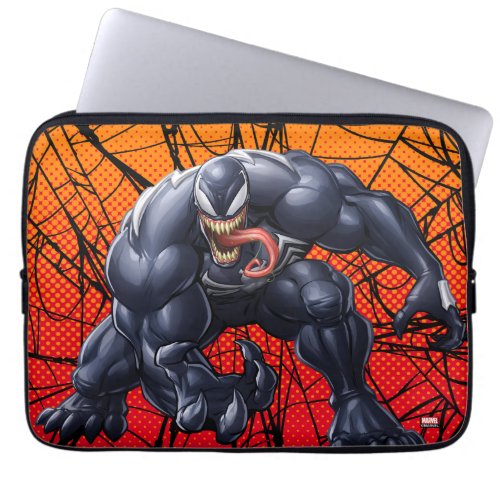Spider_Man  Venom Reaching Forward Laptop Sleeve