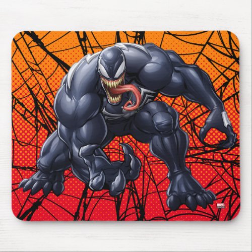 Spider_Man  Venom Reaching Forward Mouse Pad