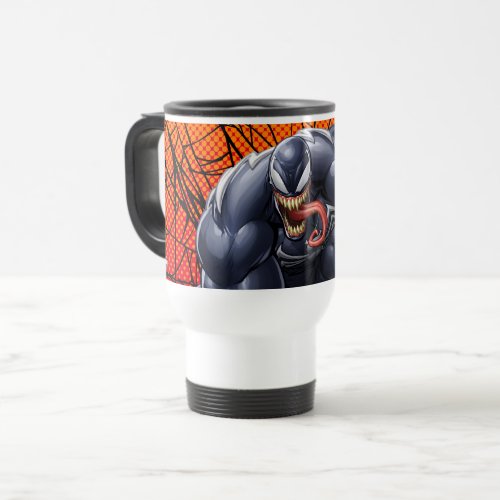 Spider_Man  Venom Reaching Forward Travel Mug