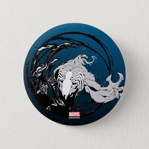 Spider_Man  Venom Symbiote Circle Graphic Button
