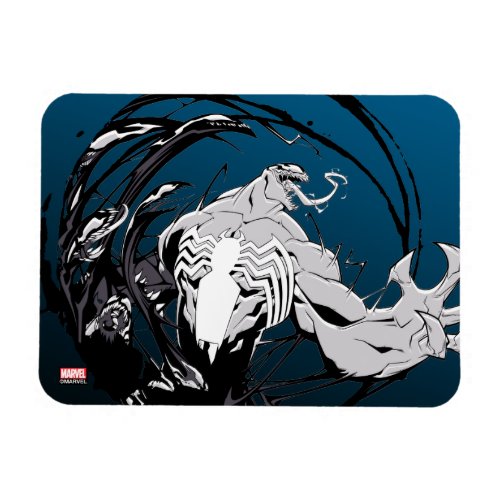 Spider_Man  Venom Symbiote Circle Graphic Magnet