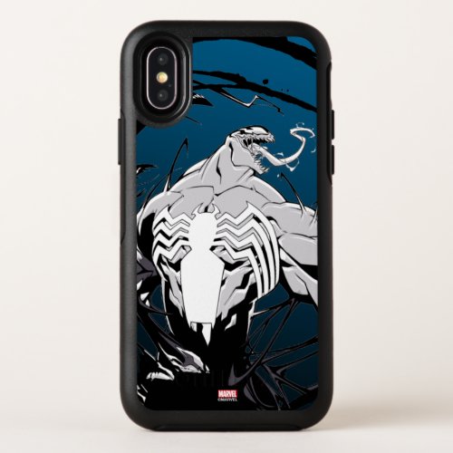 Spider_Man  Venom Symbiote Circle Graphic OtterBox Symmetry iPhone X Case