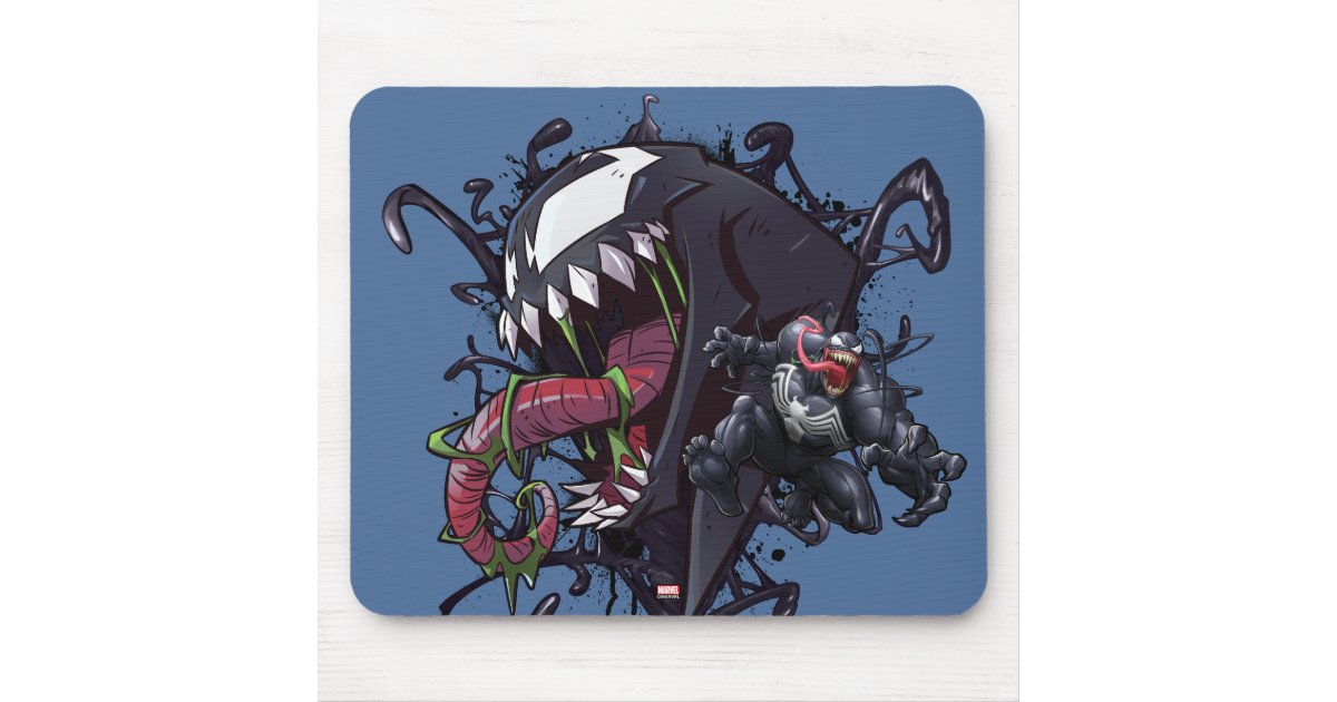 Spider-Man | Venom Symbiote Graphic Mouse Pad | Zazzle
