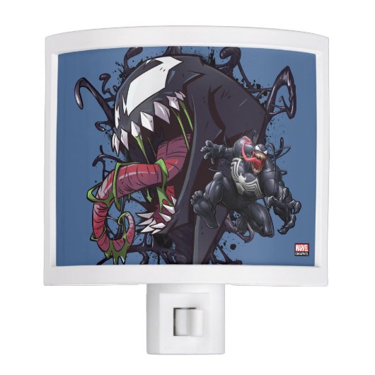 Spider-Man | Venom Symbiote Graphic Night Light (Front)