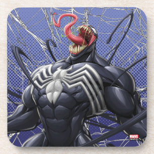 Spider-Man   Venom Symbiote Lashing Out Beverage Coaster