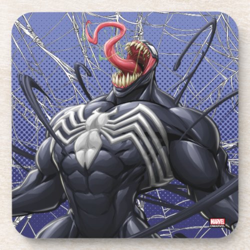 Spider_Man  Venom Symbiote Lashing Out Beverage Coaster