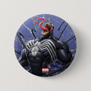 Spider-Man   Venom Symbiote Lashing Out Button