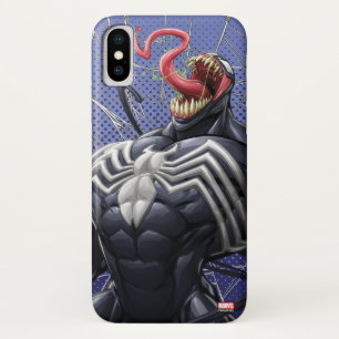 Spider-Man Venom Symbiote Lashing Out iPhone X Case
