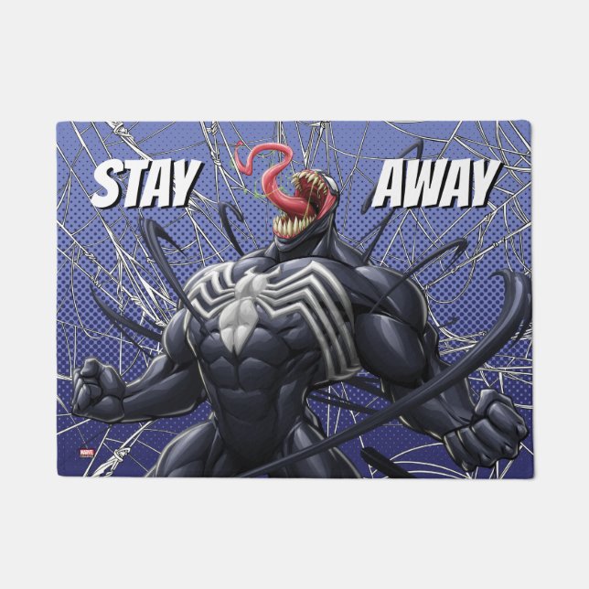 Spider-Man | Venom Symbiote Lashing Out Doormat (Front)