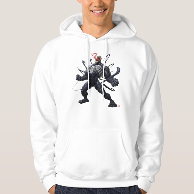 symbiote spider man hoodie