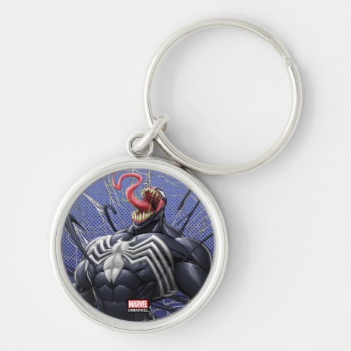 Spider_Man  Venom Symbiote Lashing Out Keychain