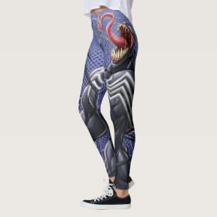 Spider-Man   Venom Symbiote Lashing Out Leggings