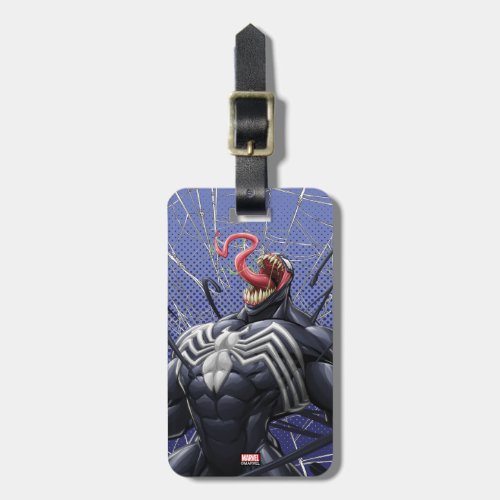 Spider_Man  Venom Symbiote Lashing Out Luggage Tag