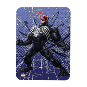 Spider-Man   Venom Symbiote Lashing Out Magnet
